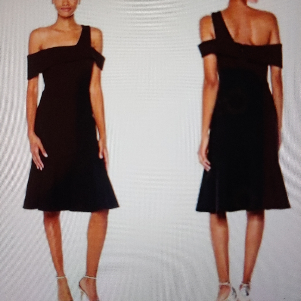 Adelyn Rae One Shoulder Trumpet Cocktail Dress